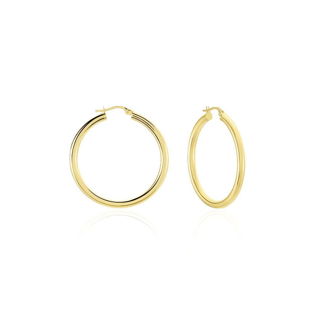 Cr&eacute;oles Ajania Or Jaune - Boucles d'oreilles cr&eacute;oles Femme | Histoire d&rsquo;Or