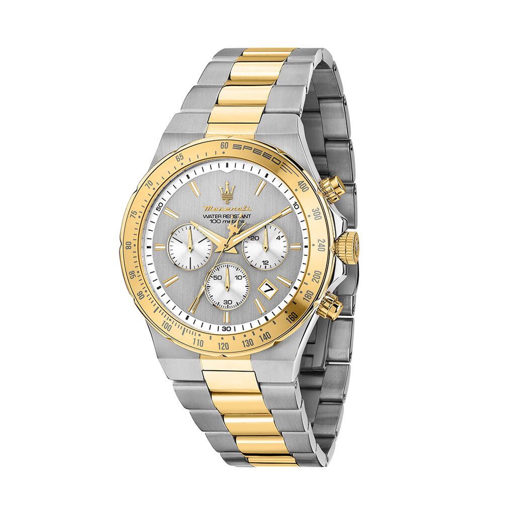 Montre Maserati Sfida Argent&eacute; - Montres chronographes Homme | Histoire d&rsquo;Or