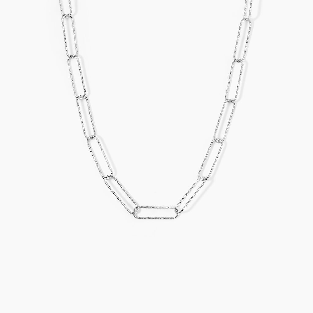 Chaine Hekla Argent Blanc - Chaines Femme | Histoire d’Or