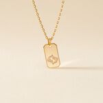 Collier Plaqu&eacute; Or Quintien - Colliers Zodiaque Homme | Histoire d&rsquo;Or