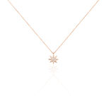 Collier Sarida Argent Rose Oxyde De Zirconium - Colliers fantaisie Femme | Histoire d&rsquo;Or