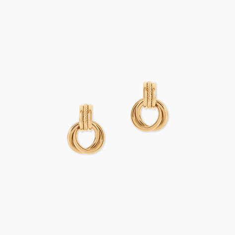 Boucles D'Oreilles Pendantes Netty Plaqu&eacute; Or Jaune - Boucles d'oreilles fantaisie Femme | Histoire d&rsquo;Or