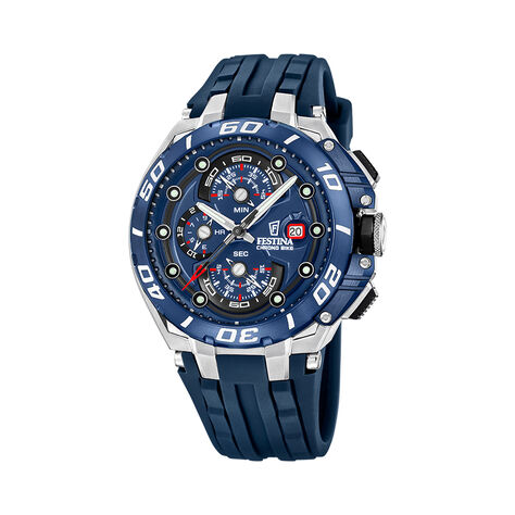 Montre Festina Chrono Bike 6 Bleu - F&ecirc;te des p&egrave;res Homme | Histoire d&rsquo;Or