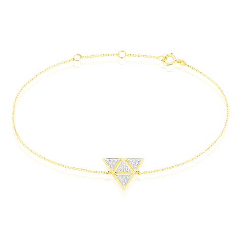 Bracelet Inna Or Jaune Oxyde De Zirconium - Bracelets Femme | Histoire d’Or