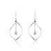 Boucles D'oreilles Pendantes Melaine Argent Blanc - Boucles d'oreilles fantaisie Femme | Histoire d’Or