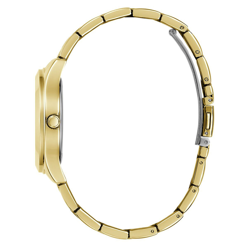 Montre Guess Tri Plaque Champagne - Id&eacute;es cadeaux Femme | Histoire d&rsquo;Or