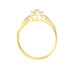 Bague Filipa Or Bicolore Oxyde De Zirconium - Bagues solitaires Femme | Histoire d’Or
