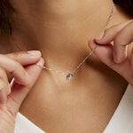 Collier Giulya Argent Blanc Oxyde De Zirconium - Colliers fantaisie Femme | Histoire d&rsquo;Or