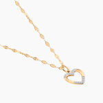 Collier Kalliope Jaune Diamant Blanc - F&ecirc;te des m&egrave;res Femme | Histoire d&rsquo;Or