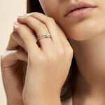 Bague Solitaire Cesarine Or Blanc Oxyde De Zirconium - Bagues solitaires Femme | Histoire d&rsquo;Or