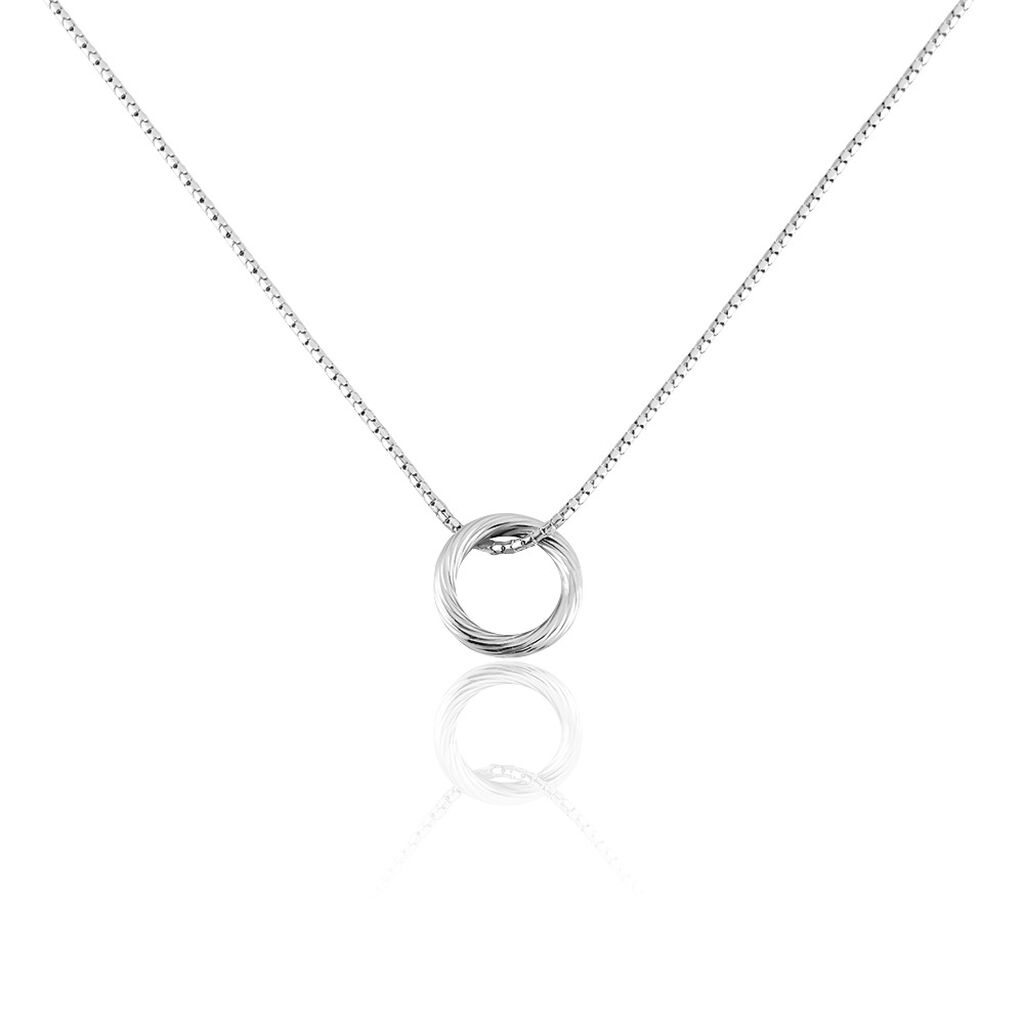 Collier Argent Blanc Melia - Colliers fantaisie Femme | Histoire d’Or