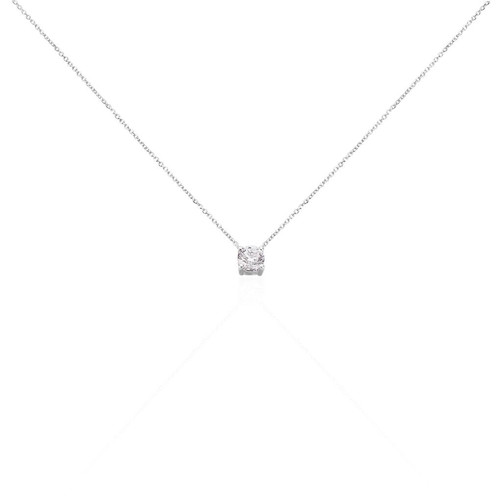 Collier Victoria Or Blanc Diamant - Colliers Femme | Histoire d&rsquo;Or