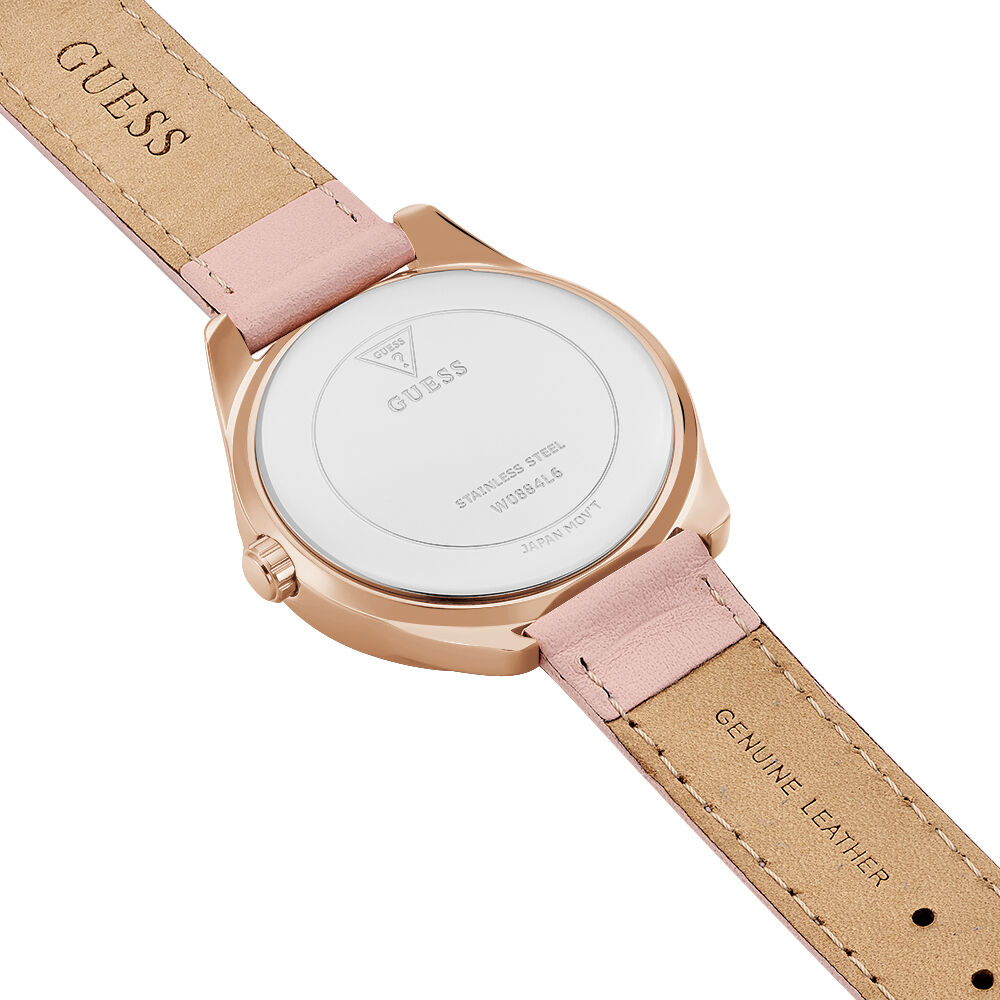 Montre guess genuine leather femme clearance