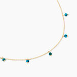 Collier Dionysius Or Jaune Turquoise - F&ecirc;te des m&egrave;res Femme | Histoire d&rsquo;Or