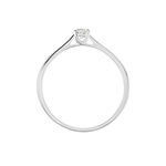 Bague Solitaire Aphrodite Or Blanc Diamant - Bagues solitaires Femme | Histoire d&rsquo;Or