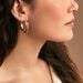 Demi-créoles Josephine Acier Doré - Boucles d'oreilles créoles Femme | Histoire d’Or