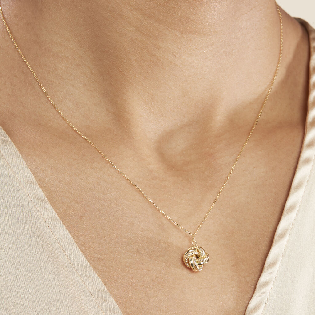 Collier Or Jaune Carlina - Colliers Femme | Histoire d’Or