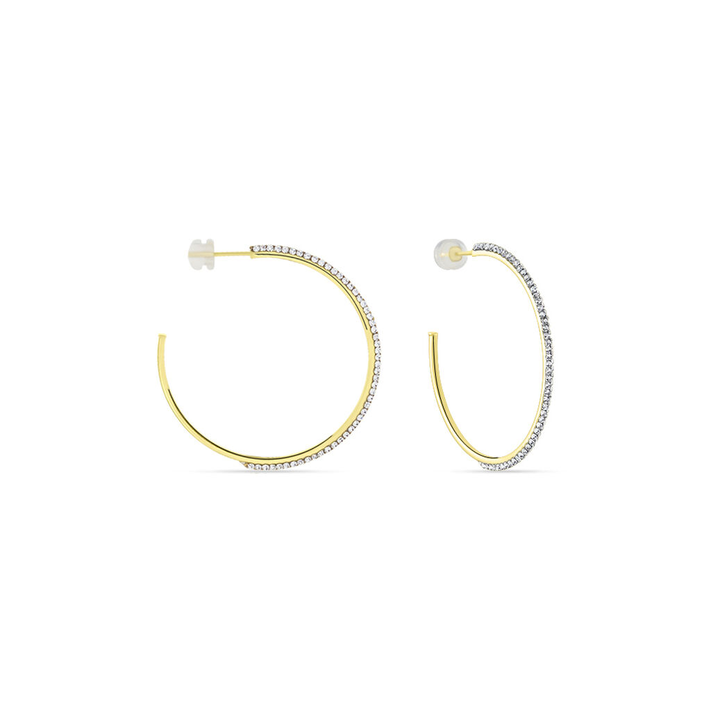 Créoles Tyhana Or Jaune Oxyde - Boucles d'oreilles créoles Femme | Histoire d’Or