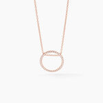 Collier Alysone Argent Rose Oxyde De Zirconium - Colliers fantaisie Femme | Histoire d&rsquo;Or