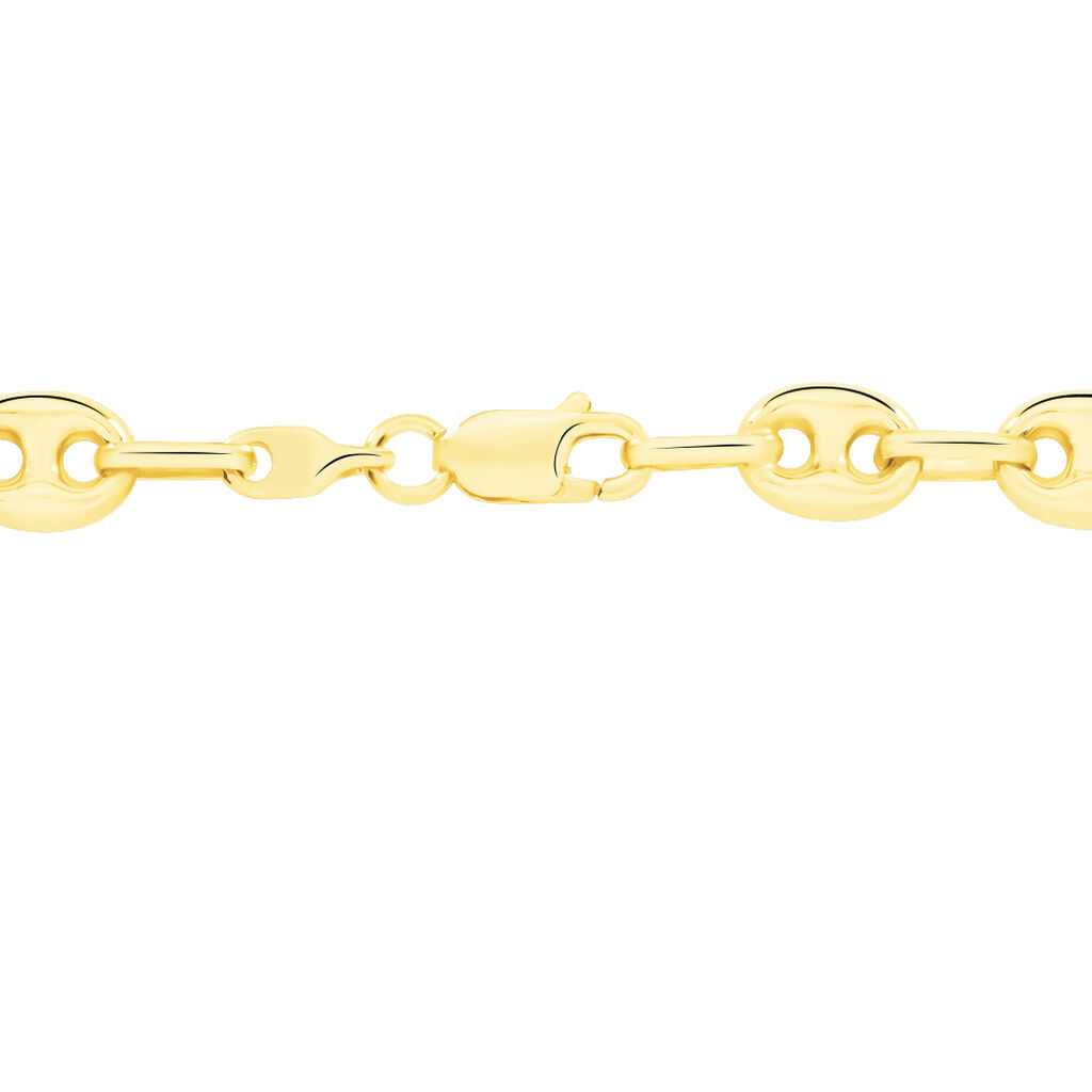 Collier Dami Maille Grain De Cafe Or Jaune - Chaines Homme | Histoire d’Or
