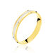 Alliance Caroline Sablee Demi Jonc Classique Or Bicolore - Alliances Femme | Histoire d’Or