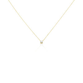 Collier Collection Victoria Or Jaune Diamant Synthetique - Colliers Femme | Histoire d’Or
