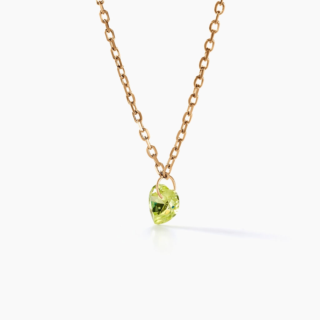 Collier Crush Plaqué Or Jaune Oxyde De Zirconium - Colliers fantaisie Femme | Histoire d’Or