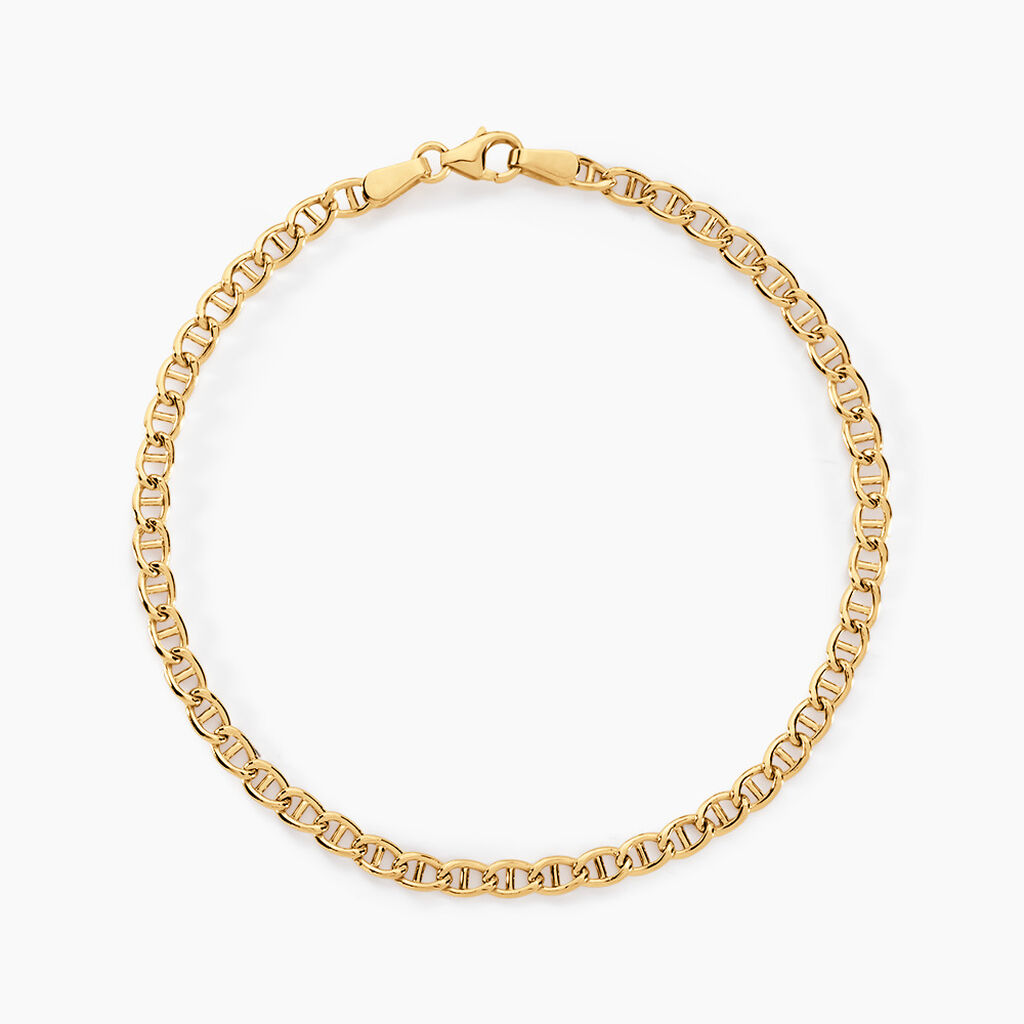 Bracelet Or Jaune Capucin Maille Marine - Bracelets chaîne Femme | Histoire d’Or