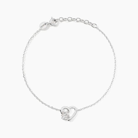 Bracelet Lucianna Argent Blanc Oxyde De Zirconium - Bracelets Femme | Histoire d&rsquo;Or