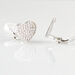Boucles D'oreilles Puces Darwin Argent Blanc Oxyde - Boucles d'Oreilles Coeur Femme | Histoire d’Or