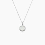 Collier Zea Argent Blanc Nacre - Colliers fantaisie Femme | Histoire d&rsquo;Or
