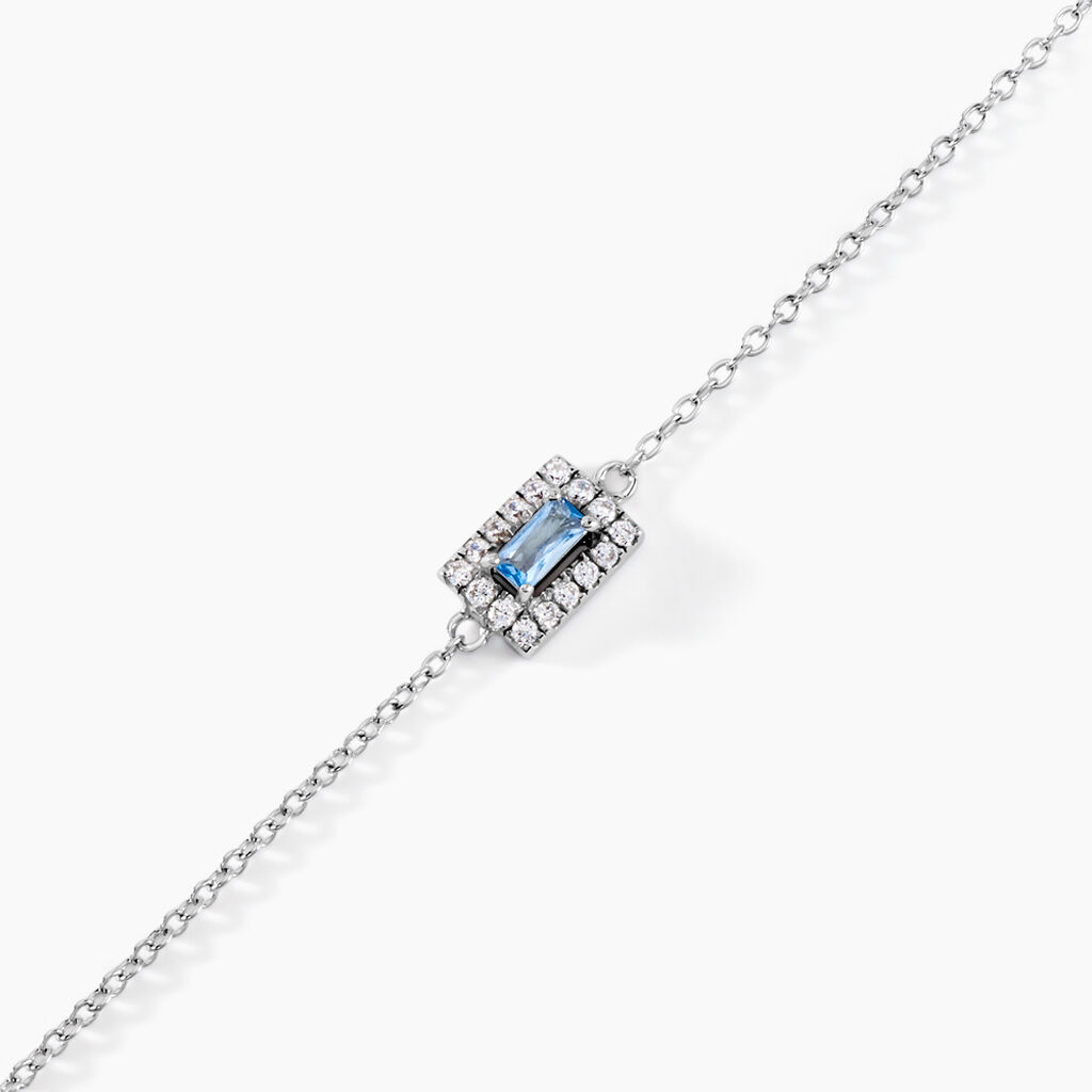 Bracelet Laurine Argent Blanc Oxyde De Zirconium - Bracelets Femme | Histoire d’Or