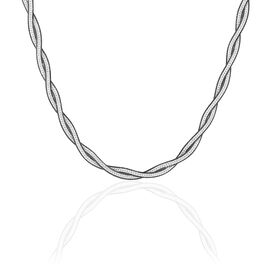 Collier Anaiz Argent Bicolore - Chaines Femme | Histoire d’Or