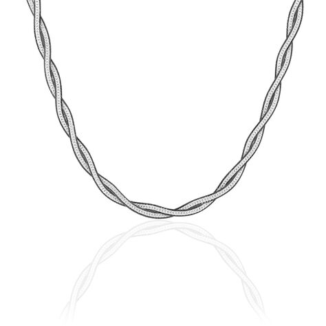 Collier Anaiz Argent Bicolore - Chaines Femme | Histoire d’Or