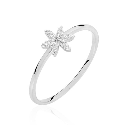Bague Catia Or Blanc Diamant - Bagues avec pierre Femme | Histoire d&rsquo;Or