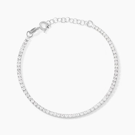 Bracelet Lou-anne Argent Blanc Oxydes De Zirconium - Bracelets Femme | Histoire d’Or