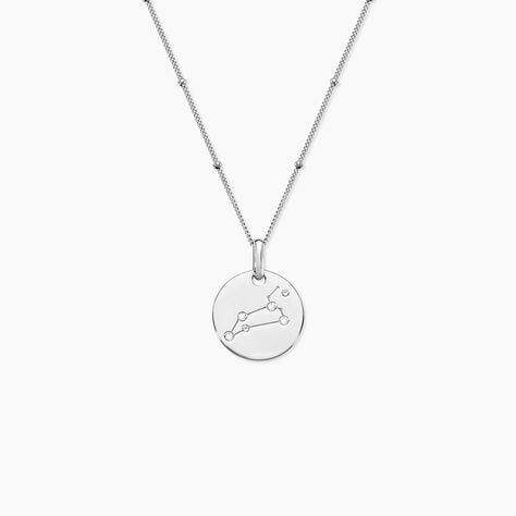Collier Astr Argent Oxydes De Zirconium - Colliers Zodiaque Femme | Histoire d’Or
