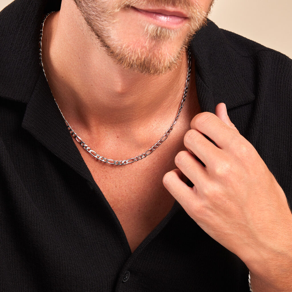 Chaine Vivian Argent Blanc - Chaines Homme | Histoire d’Or