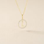 Pendentif Gabe Or Jaune Oxyde De Zirconium - Pendentifs Femme | Histoire d&rsquo;Or