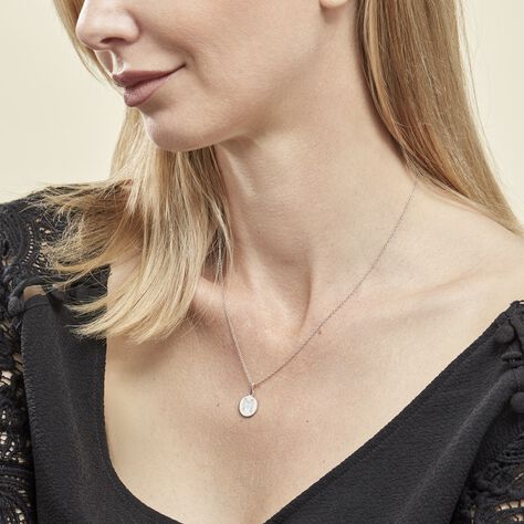 Collier Argent Eugenien Oxydes De Zirconium - Colliers fantaisie Femme | Histoire d’Or