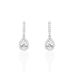 Boucles D'oreilles Pendantes Briony Argent Blanc Oxyde De Zirconium - Boucles d'oreilles fantaisie Femme | Histoire d’Or