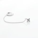 Bijou D'oreille Unitaire Argent Blanc Gosse Oxydes De Zirconium - Piercings d'oreilles Femme | Histoire d&rsquo;Or