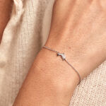 Bracelet Court Argent Blanc Giullia Oxyde De Zirconium - Bracelets Femme | Histoire d&rsquo;Or