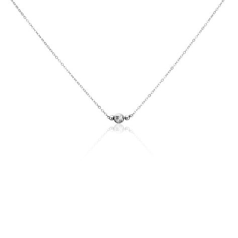 Collier Tolly Argent Blanc - Colliers fantaisie Femme | Histoire d&rsquo;Or