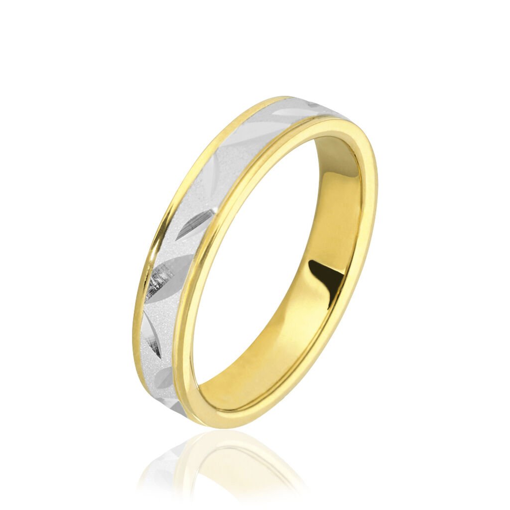 Alliance Ilki Ruban Or Bicolore - Alliances Unisex | Histoire d’Or