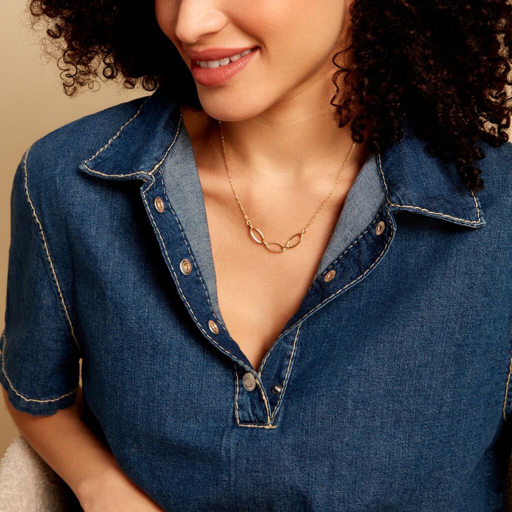 Collier Maylana Or Jaune - Colliers Femme | Histoire d’Or