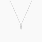 Collier Aprhodisia Or Blanc Diamant Blanc - Colliers Femme | Histoire d&rsquo;Or