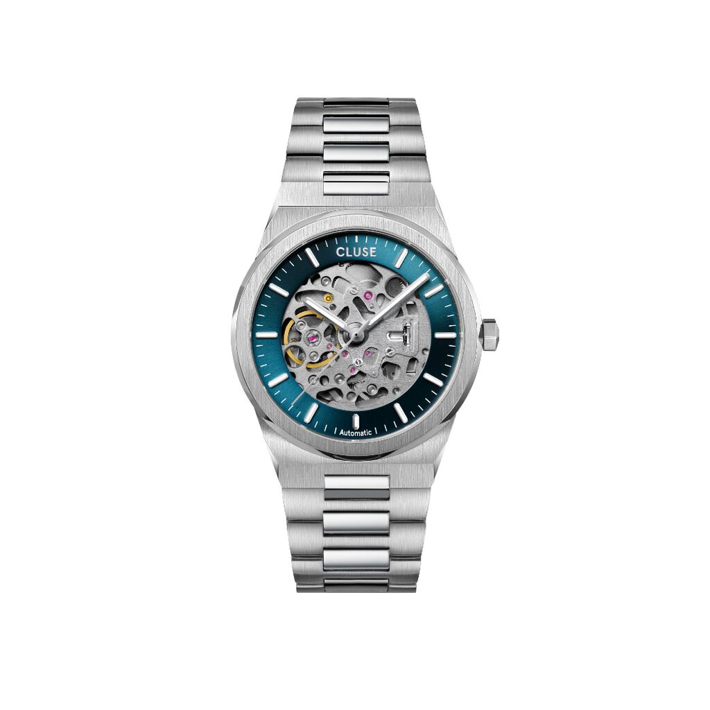 Montre Cluse Vigoureux Automatique Bleu - Montres Homme | Histoire d’Or