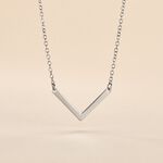 Collier Argent Blanc  Lakia - Colliers fantaisie Femme | Histoire d&rsquo;Or