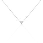 Collier Natacha Argent Blanc Oxyde De Zirconium - F&ecirc;te des m&egrave;res Femme | Histoire d&rsquo;Or